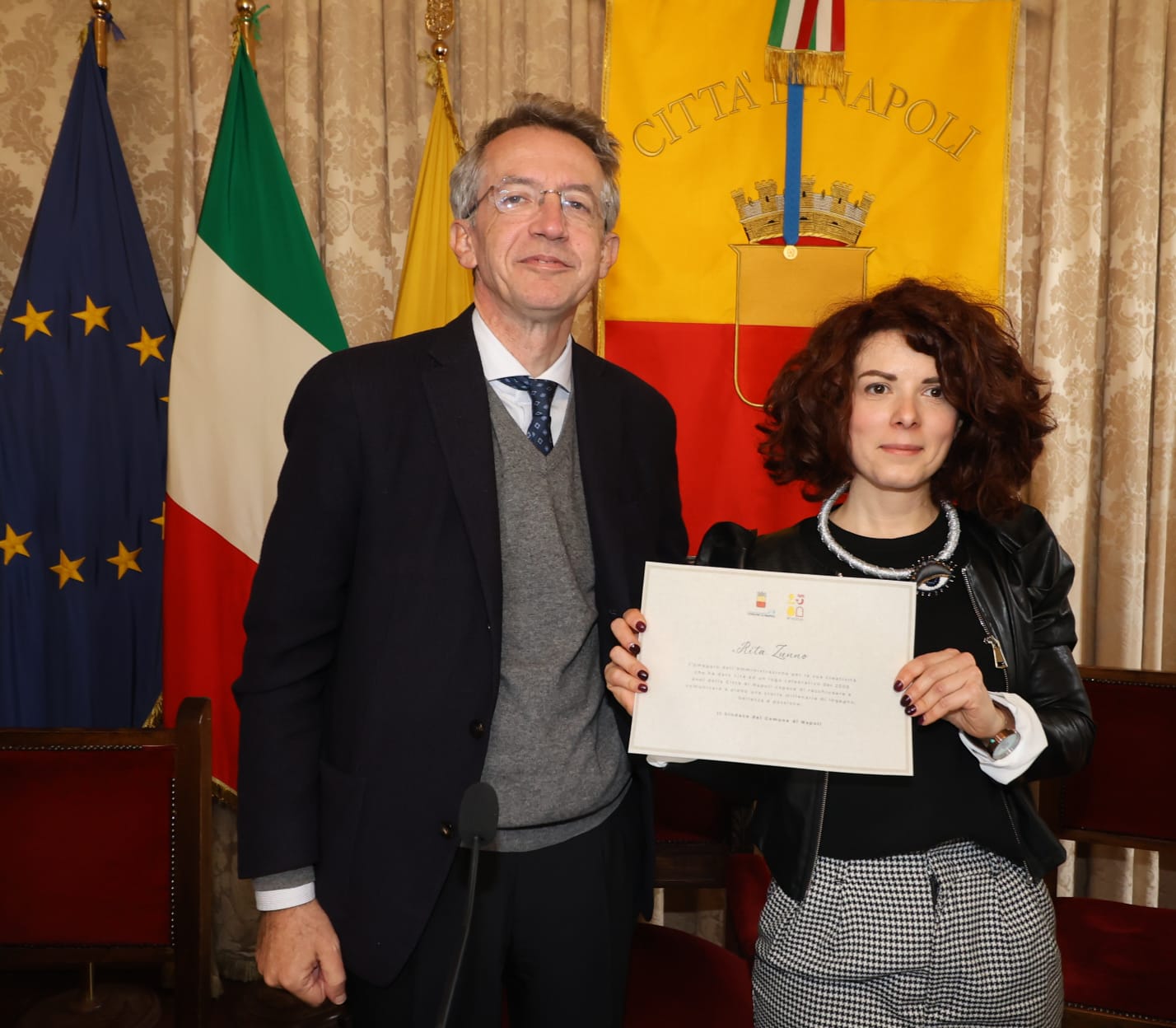 Presentazione del logo "Napoli 2500"