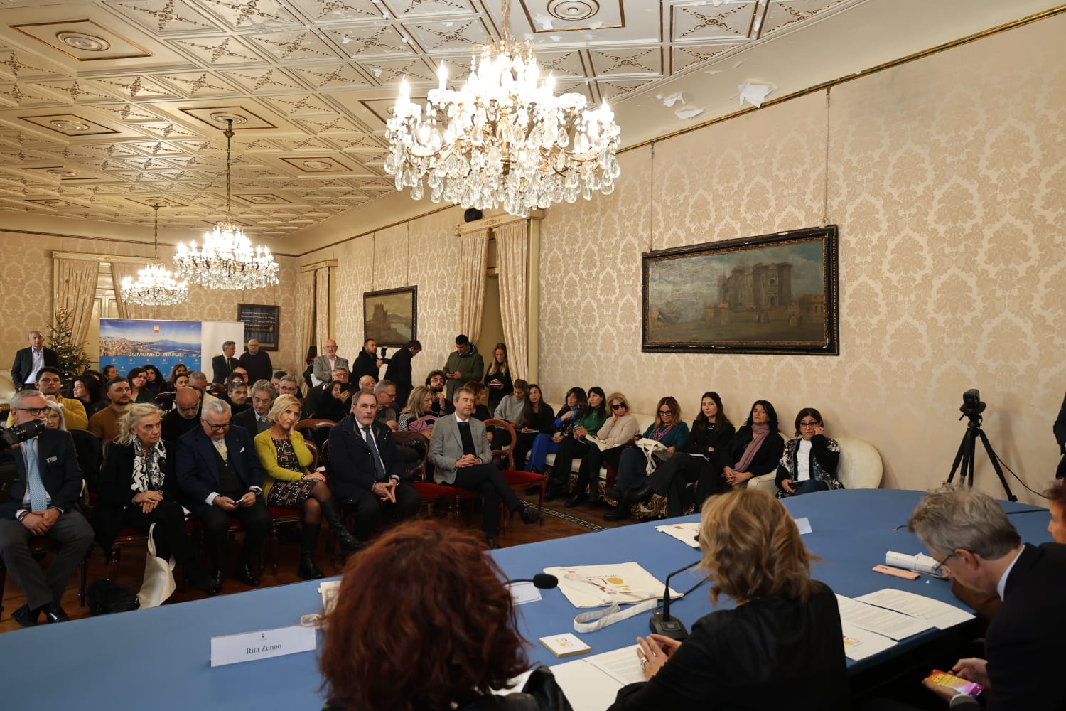 Presentazione del logo "Napoli 2500"