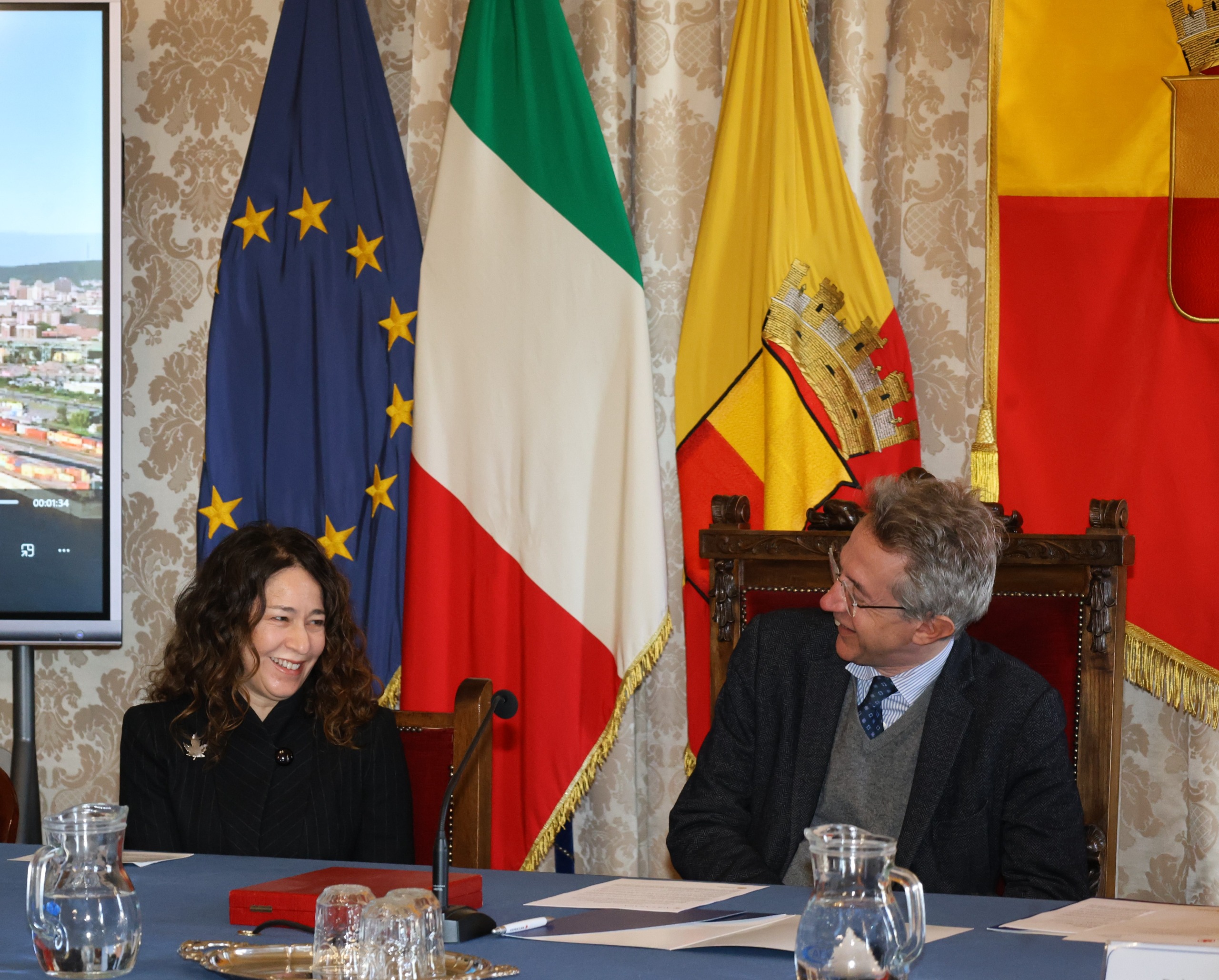 Presentazione volo diretto Napoli-Montreal