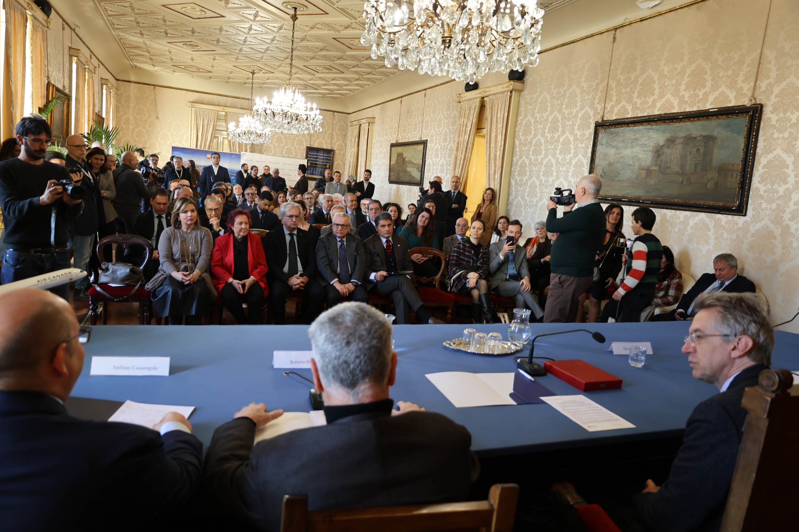 Presentazione volo diretto Napoli-Montreal