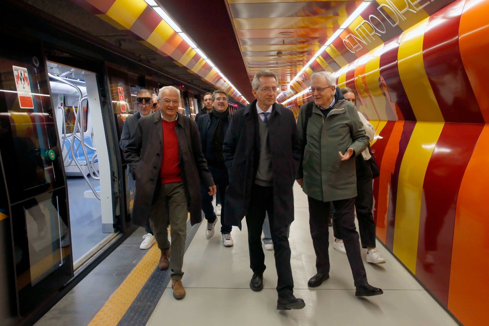 Linea 1, apertura stazione Centro Direzionale