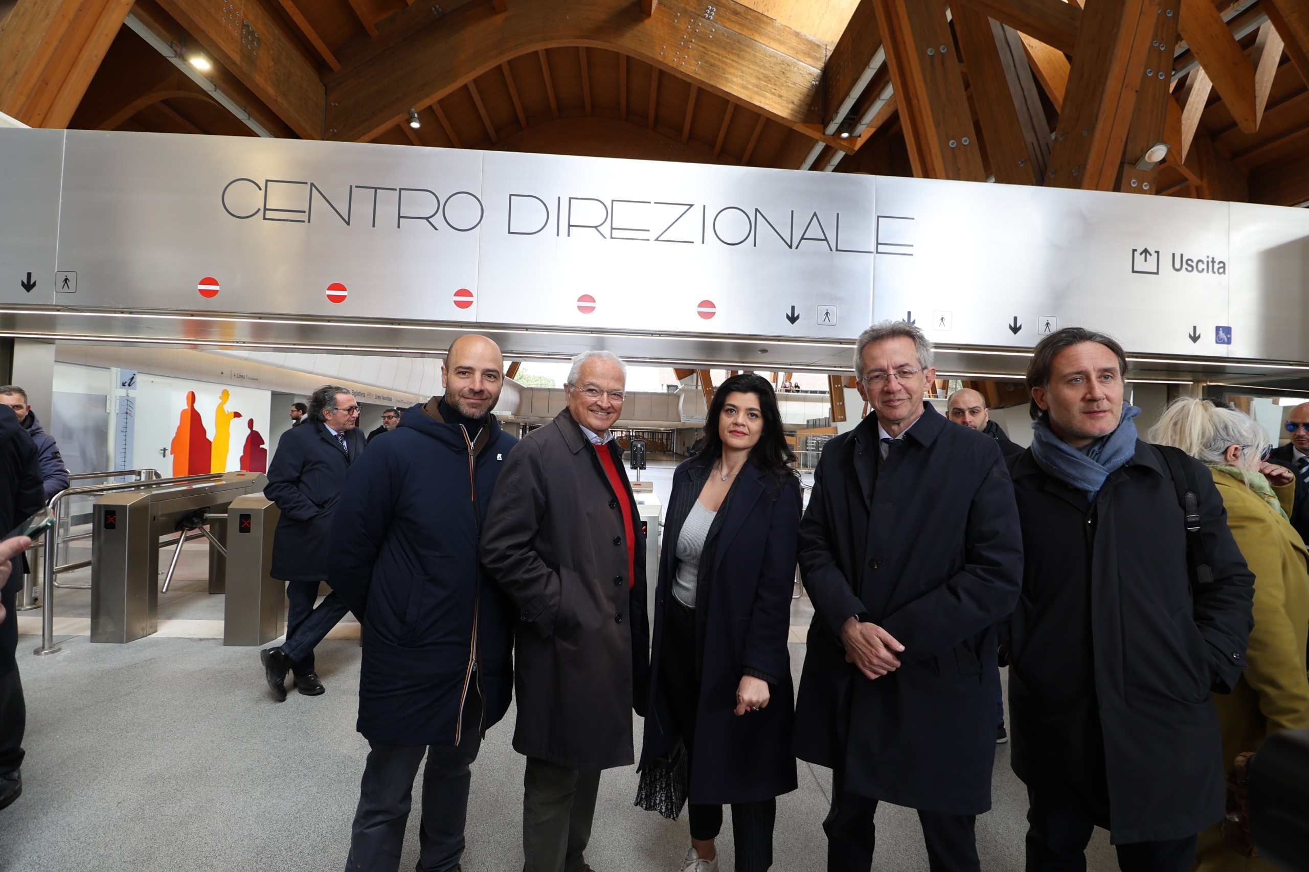 Linea 1, apertura stazione Centro Direzionale
