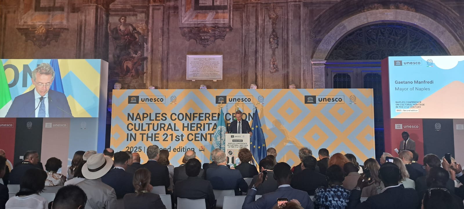 A Napoli i ministri Giuli e Tajani per la Conferenza internazionale dell'Unesco