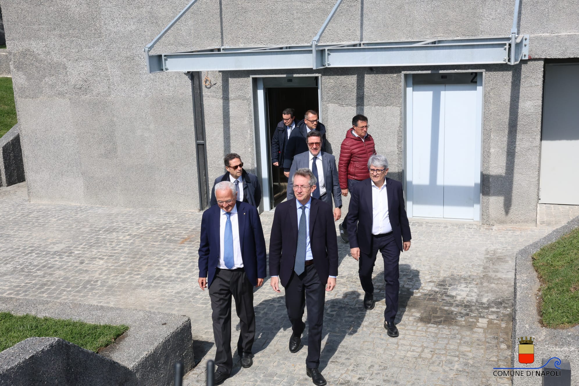 Entra in funzione l'ascensore di monte Echia