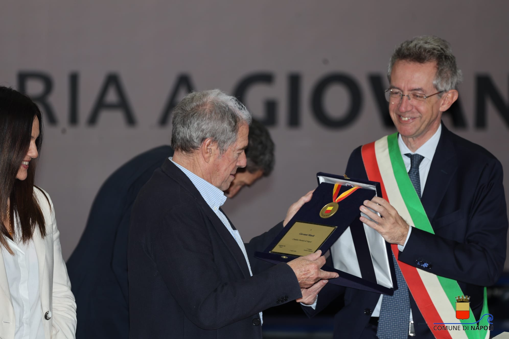 cittadinanza onoraria a Giovanni Minoli