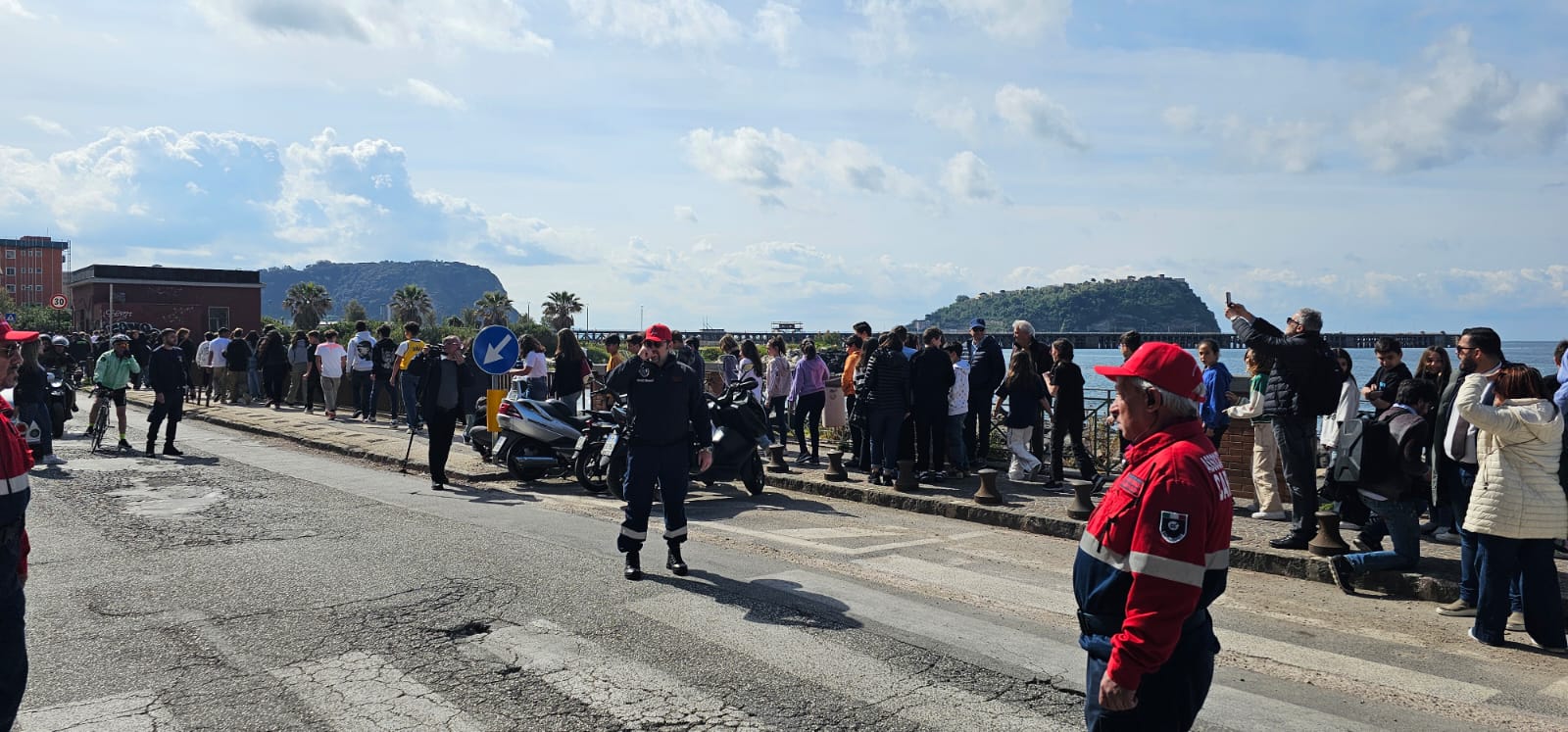 Bradisismo: esercitazione della protezione civile