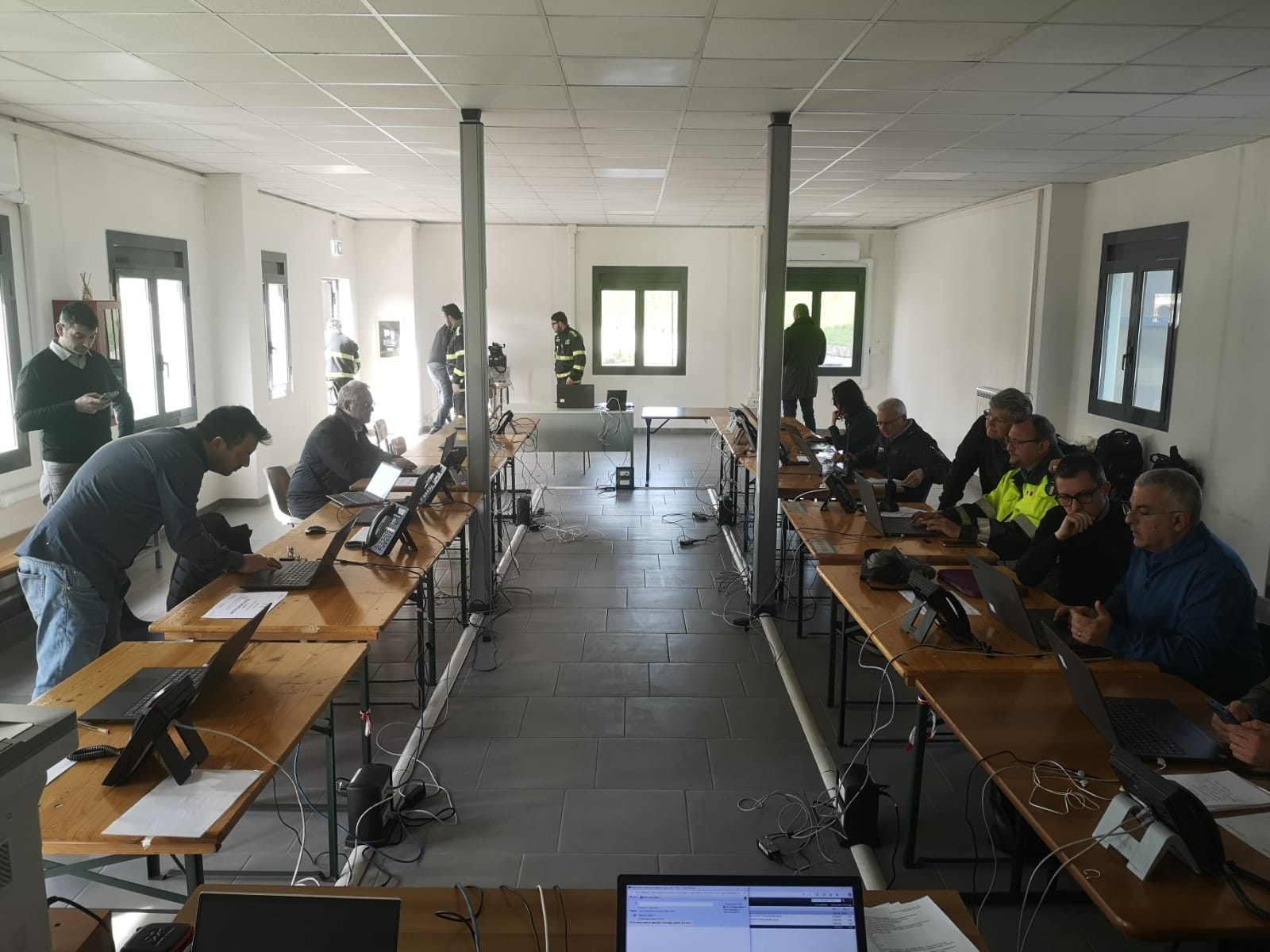 Bradisismo: esercitazione della protezione civile