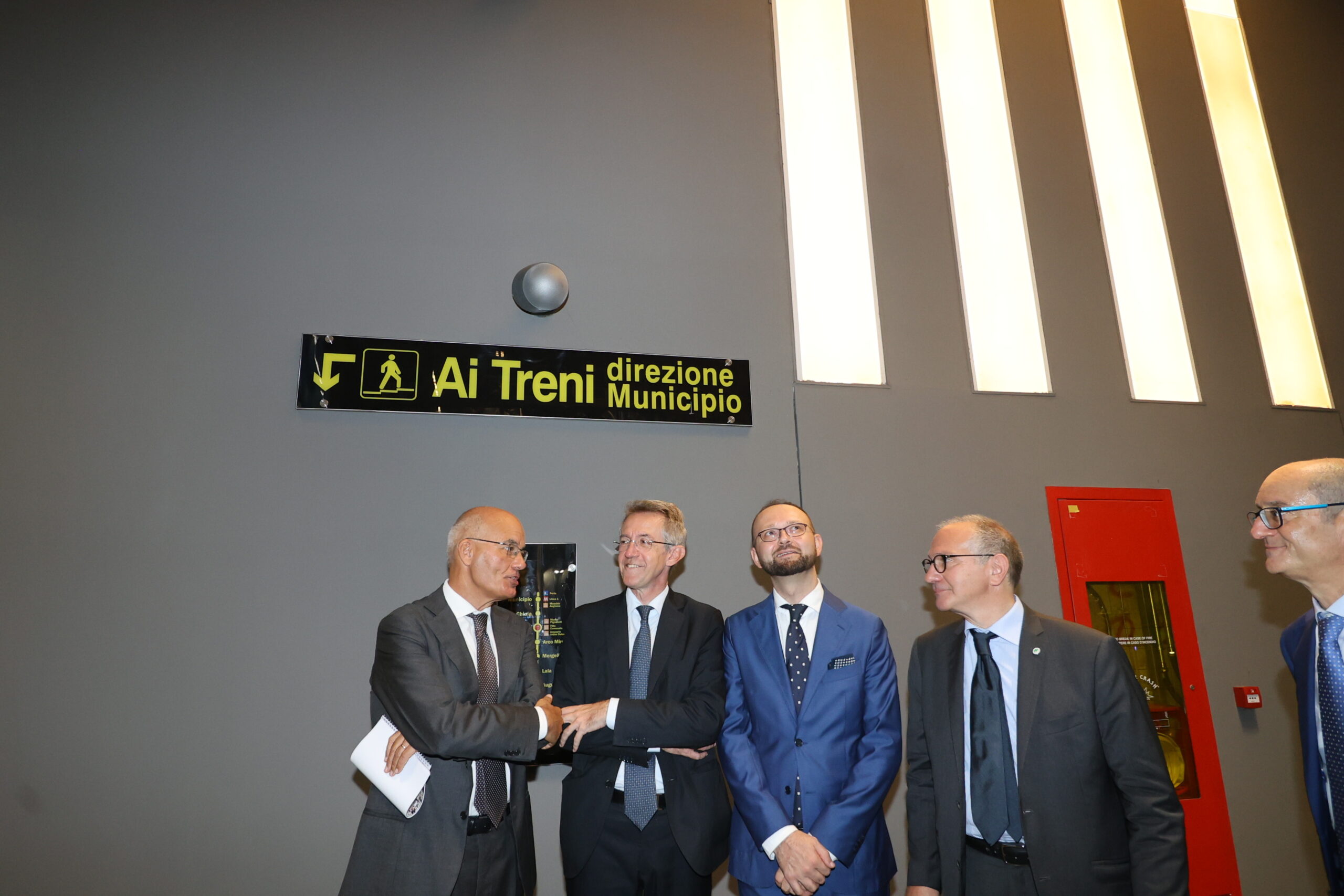 Corsa inaugurale della Linea 6 della Metropolitana