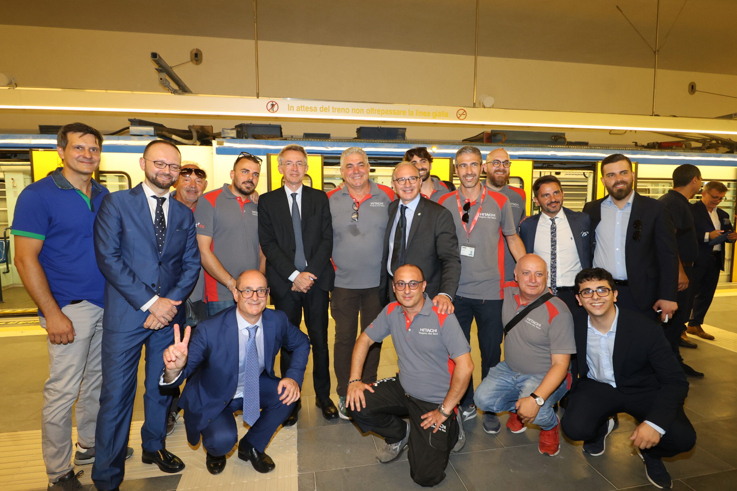 Corsa inaugurale della Linea 6 della Metropolitana
