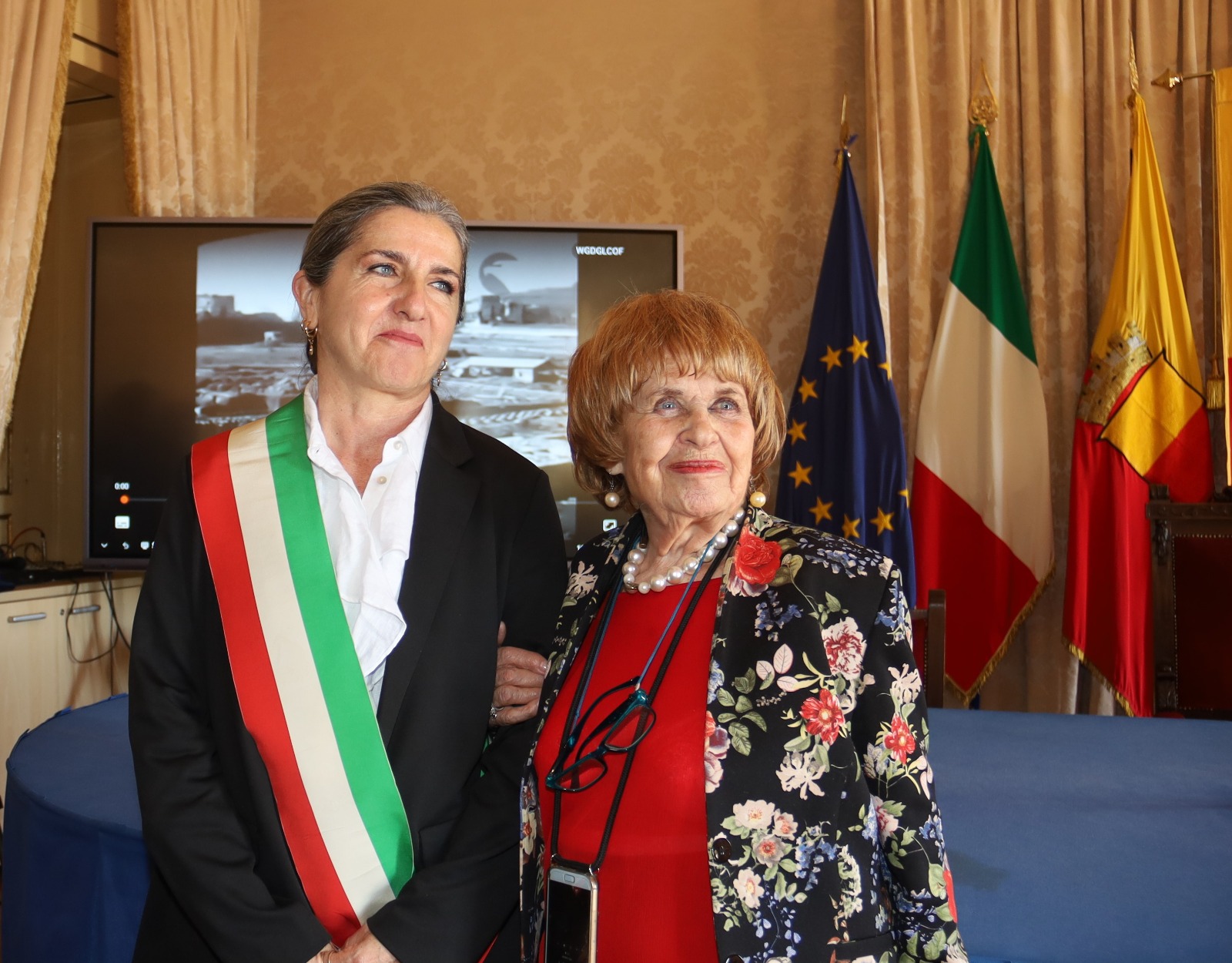 Conferimento medaglia ad Alessandro Rimini