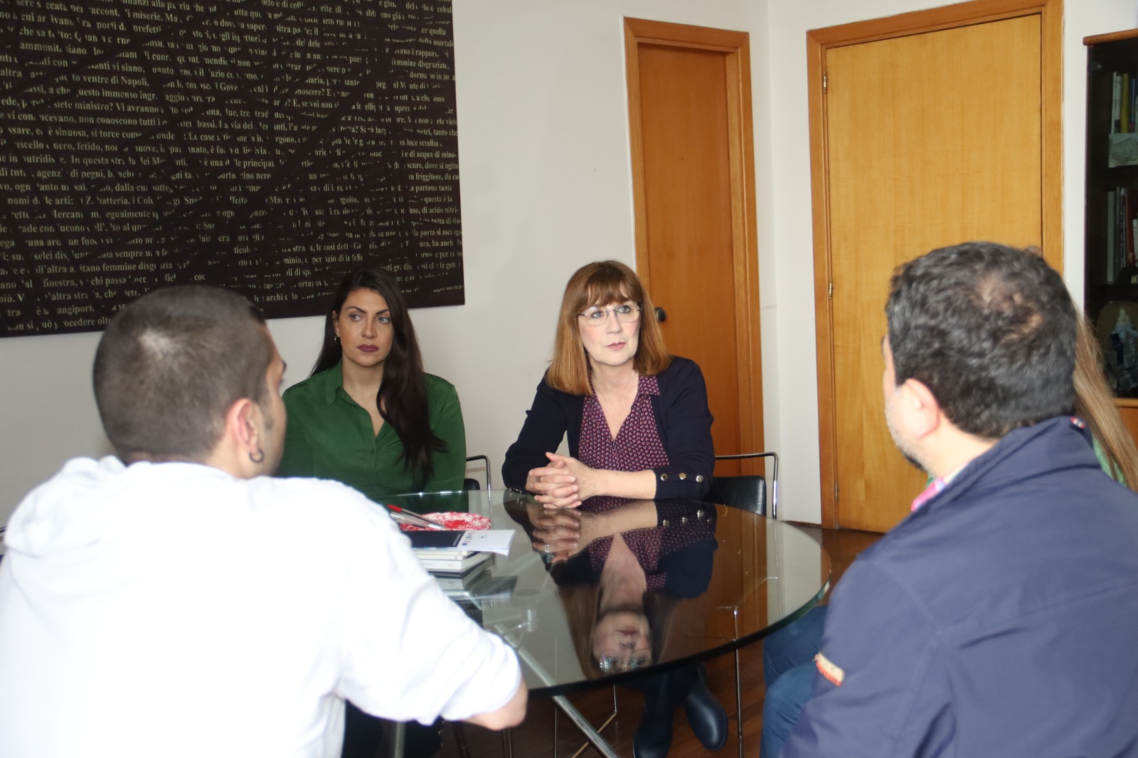 L'assessore Striano ha ricevuto una delegazione degli studenti del Liceo Genovesi