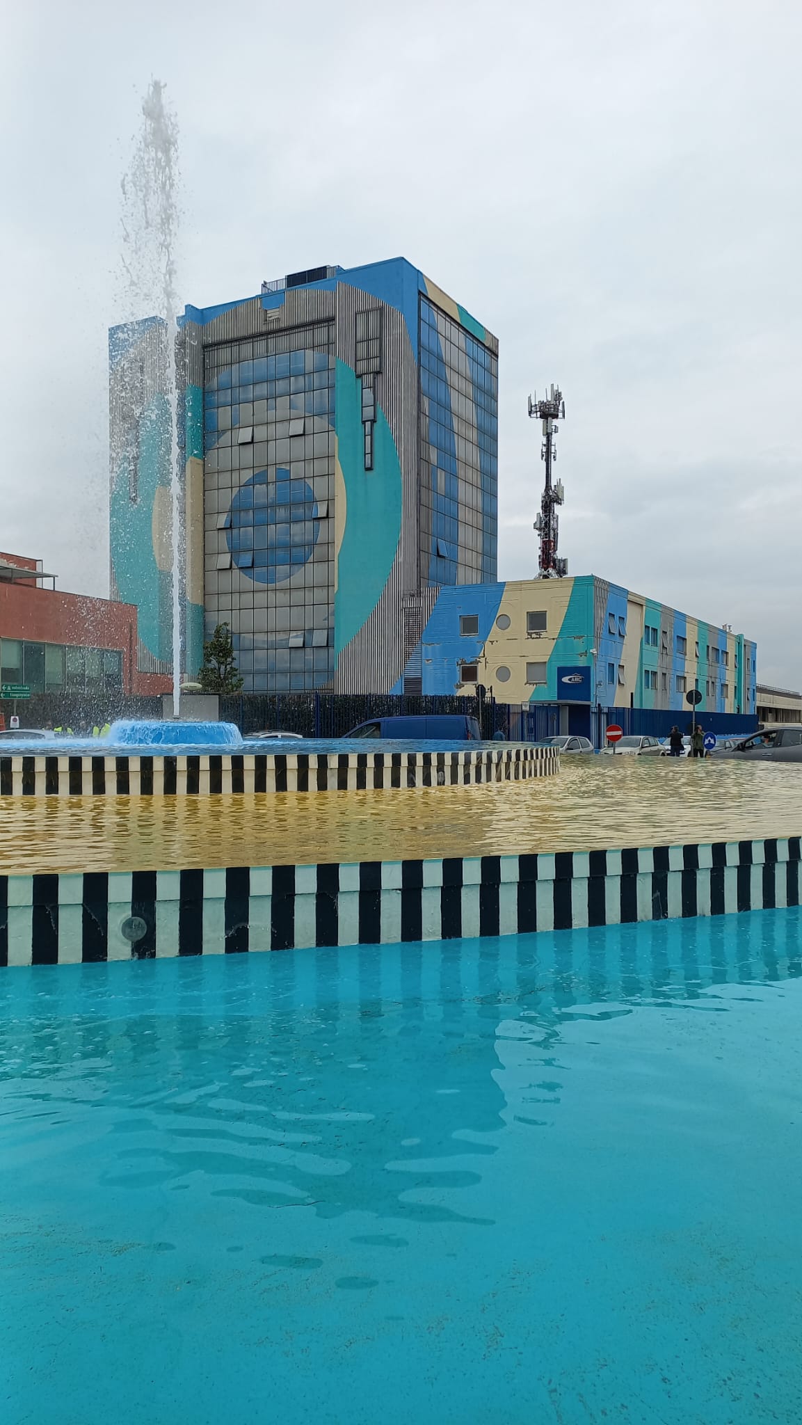 Inaugurata la fontana "Cerchi dell'acqua" a via Argine