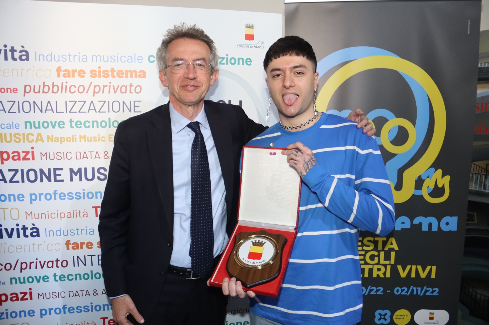 Premiazione dei vincitori del progetto "We come from Napoli"