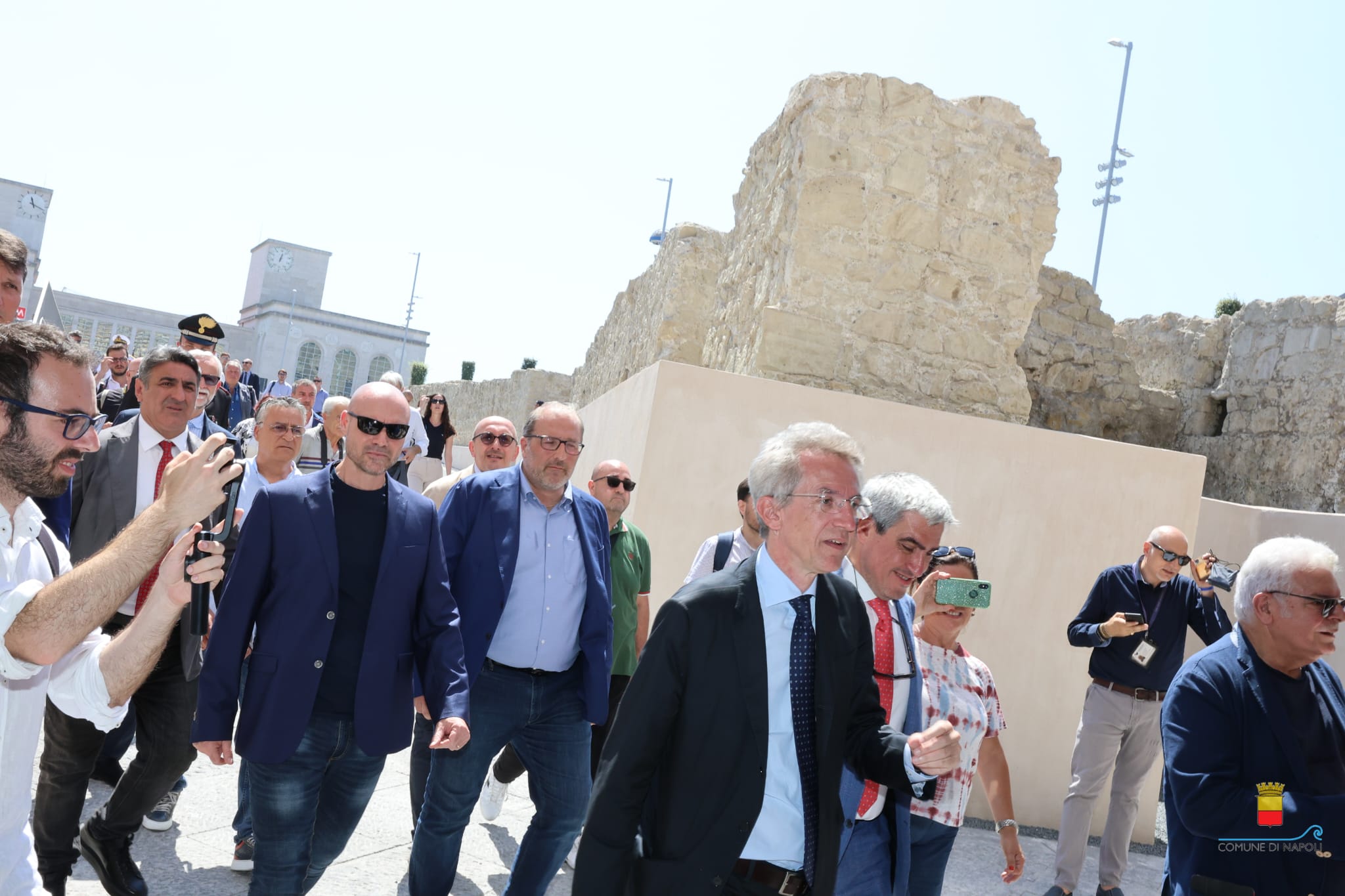 Inaugurazione sottopasso dal Molo Angioino della Stazione M1 "Municipio"