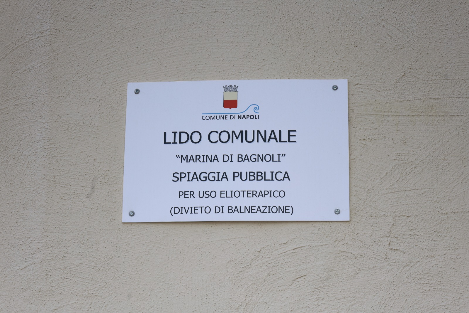 inaugurazione campi lido Bagnoli
