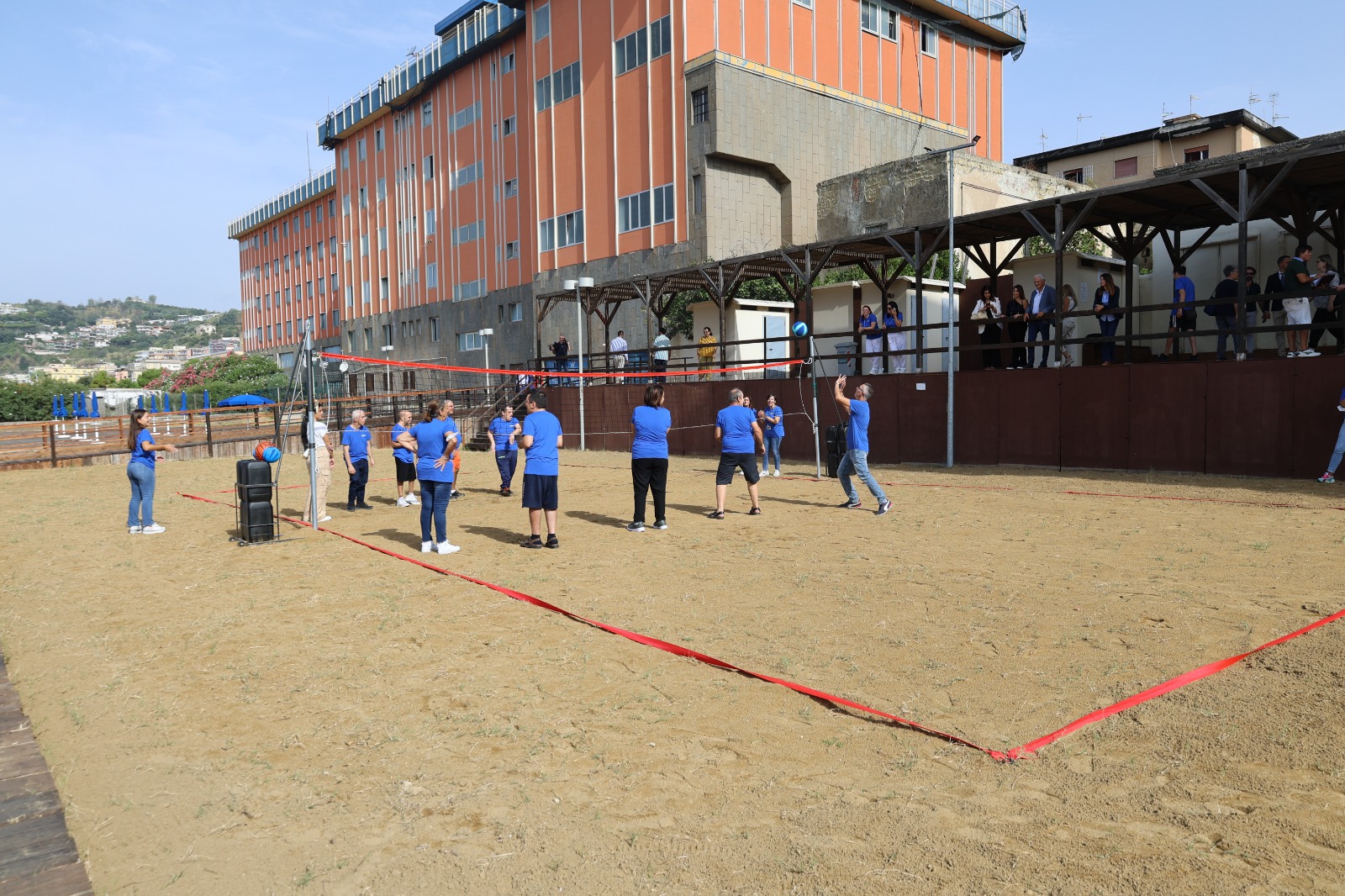 inaugurazione campi lido Bagnoli