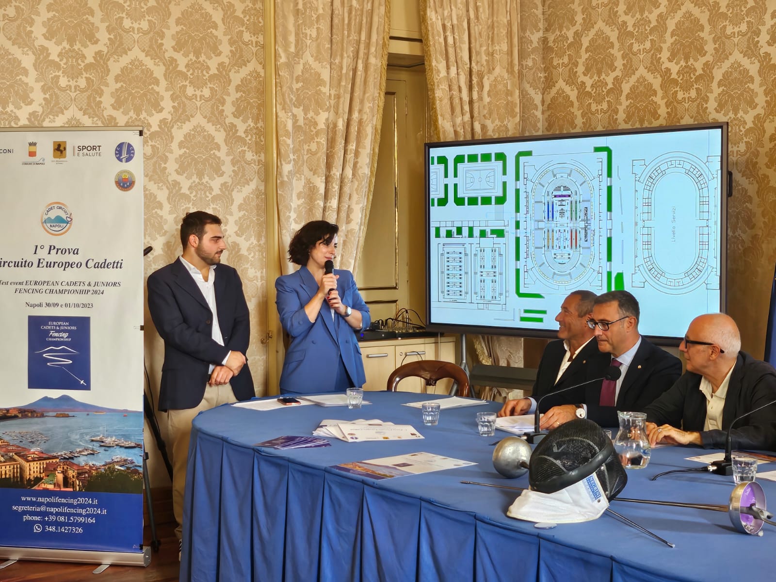 Al PalaVesuvio il test event del campionato europeo giovanile di scherma