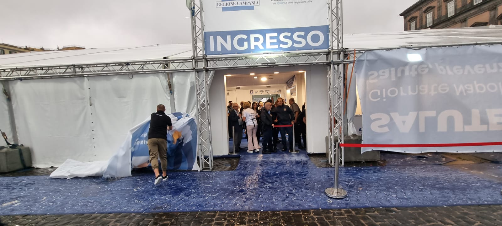 Inaugurato e rinviato a domenica 24 il Villaggio della Salute