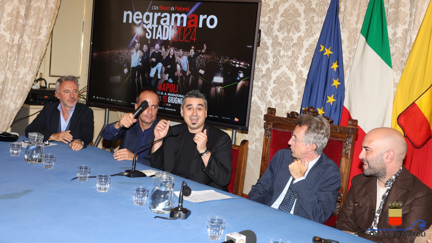conferenza stampa presentazione concerto dei negramaro
