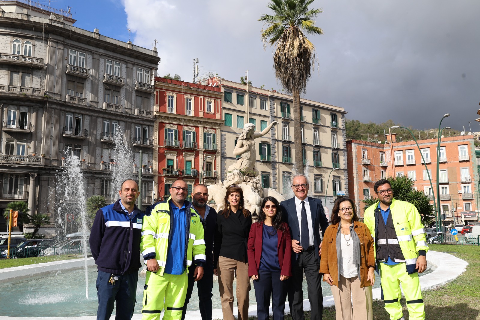 Terminato il recupero della Fontana delle Sirene