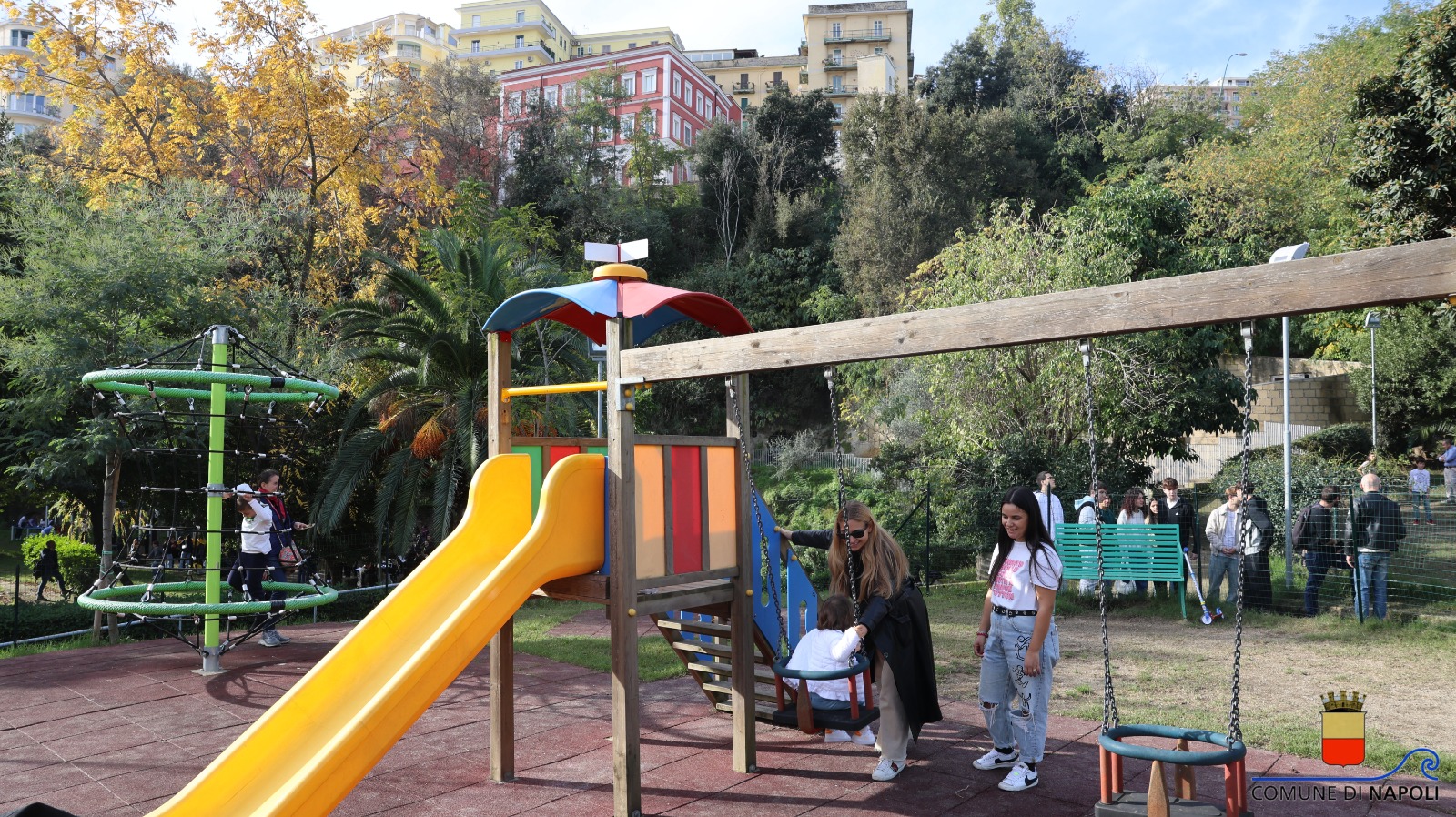 Inaugurato il parco Viviani