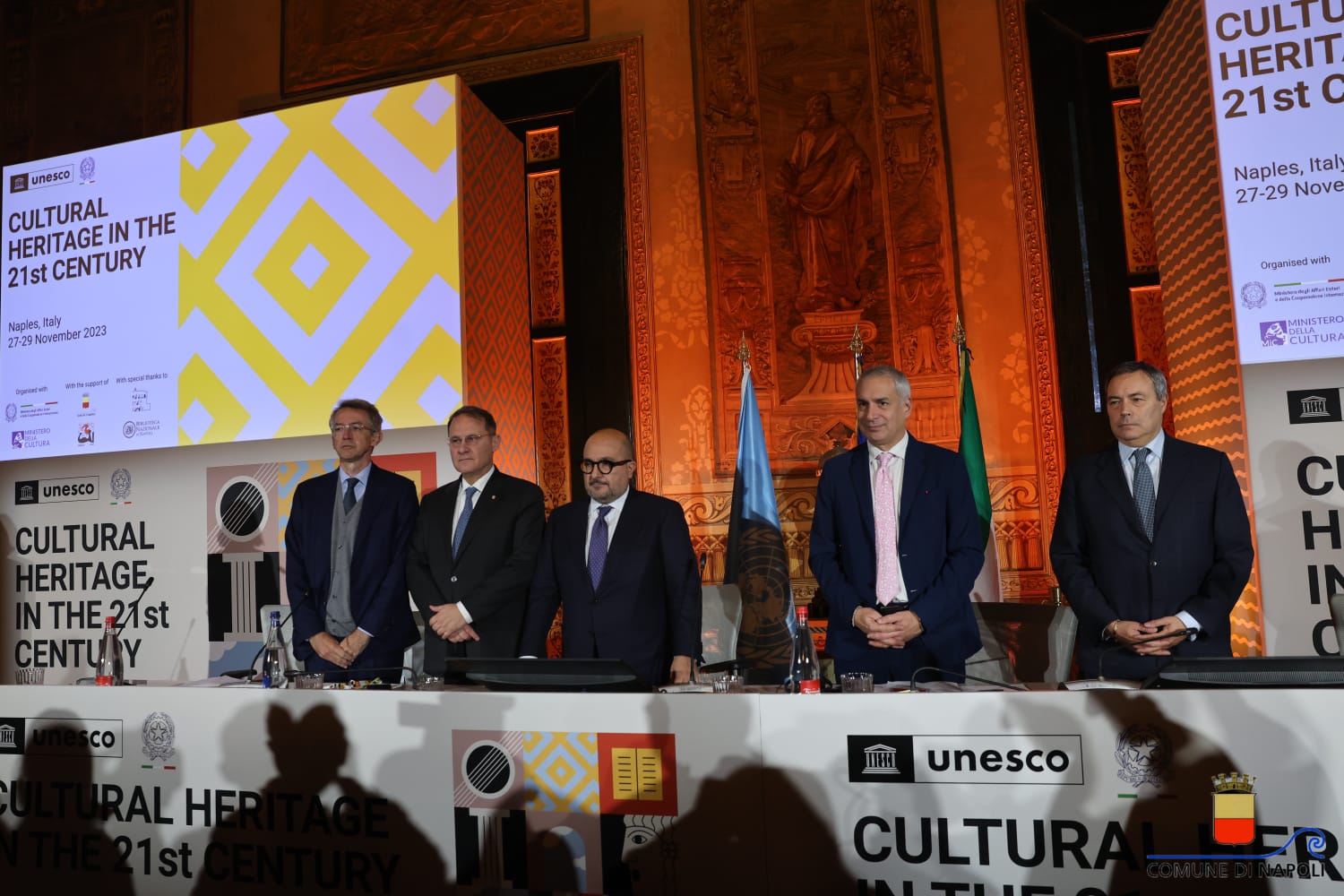A Napoli la conferenza UNESCO sul patrimonio culturale mondiale