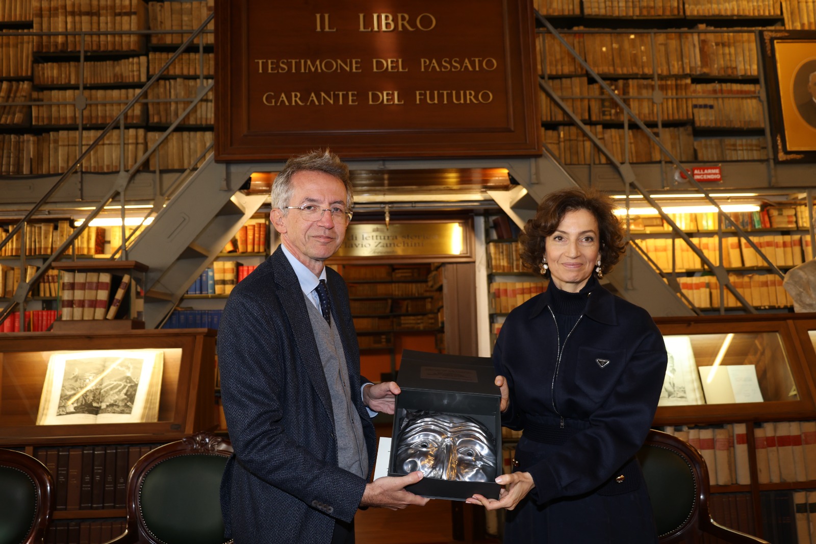 Visita della Direttrice generale dell'UNESCO Castel Capuano