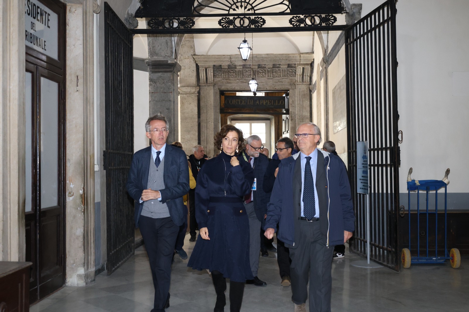 Visita della Direttrice generale dell'UNESCO Castel Capuano