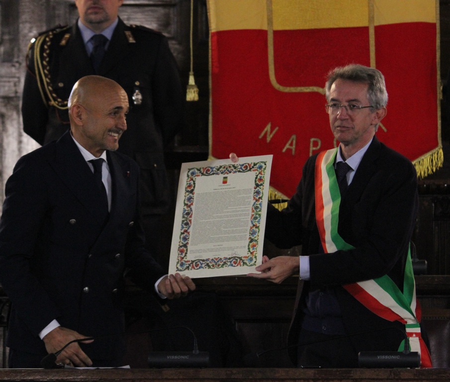 Conferimento della cittadinanza onoraria a Luciano Spalletti