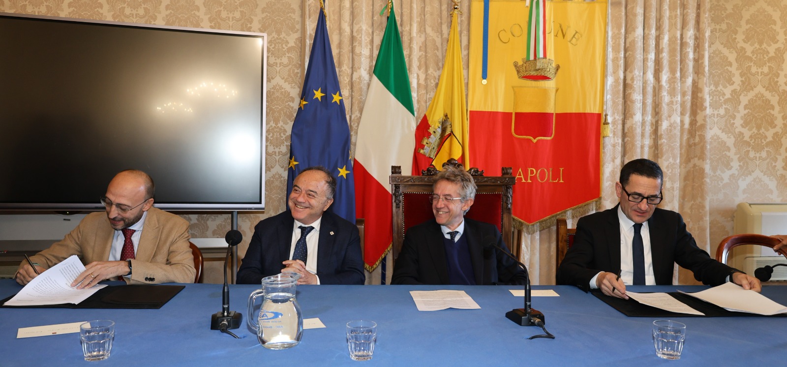 Firma del Protocollo d'intesa con Ferrovie dello stato