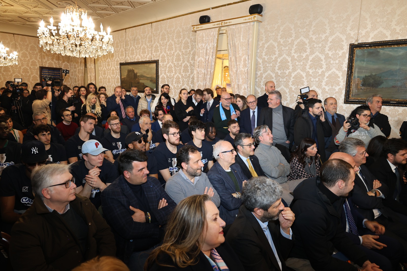 Premiata in Comune la Gevi Napoli basket