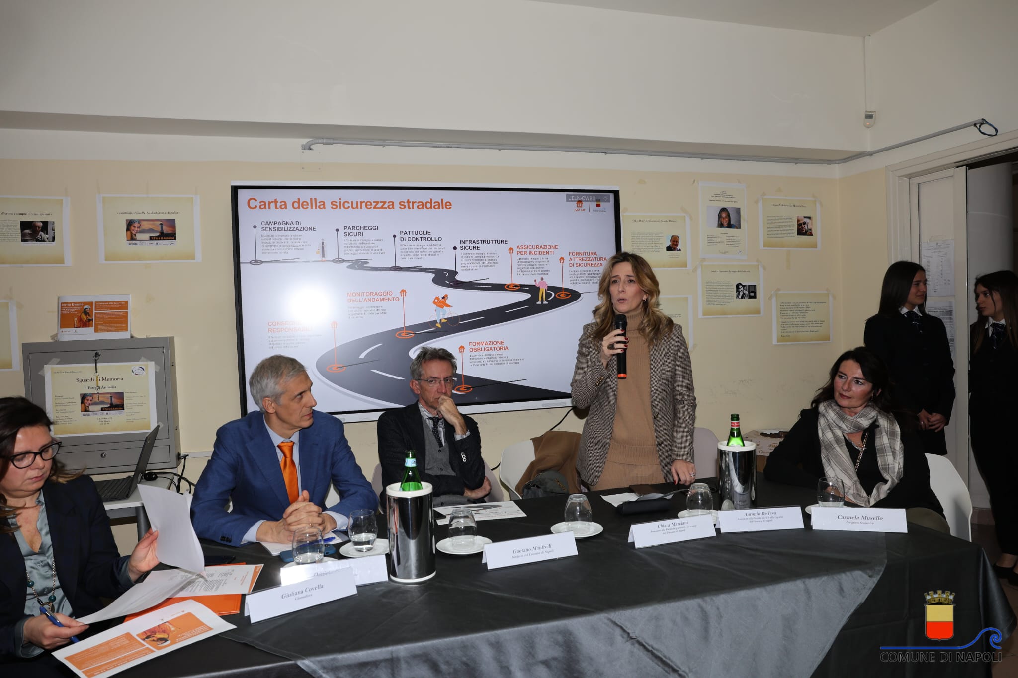 Il Comune di Napoli e Just Eat presentano la Carta della Sicurezza Stradale a Napoli