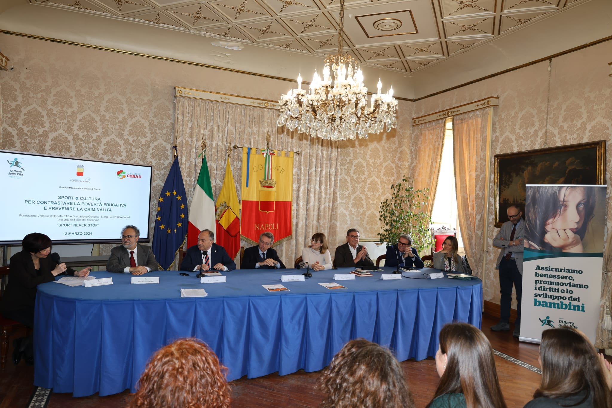 Presentazione del progetto "Sport never stop"