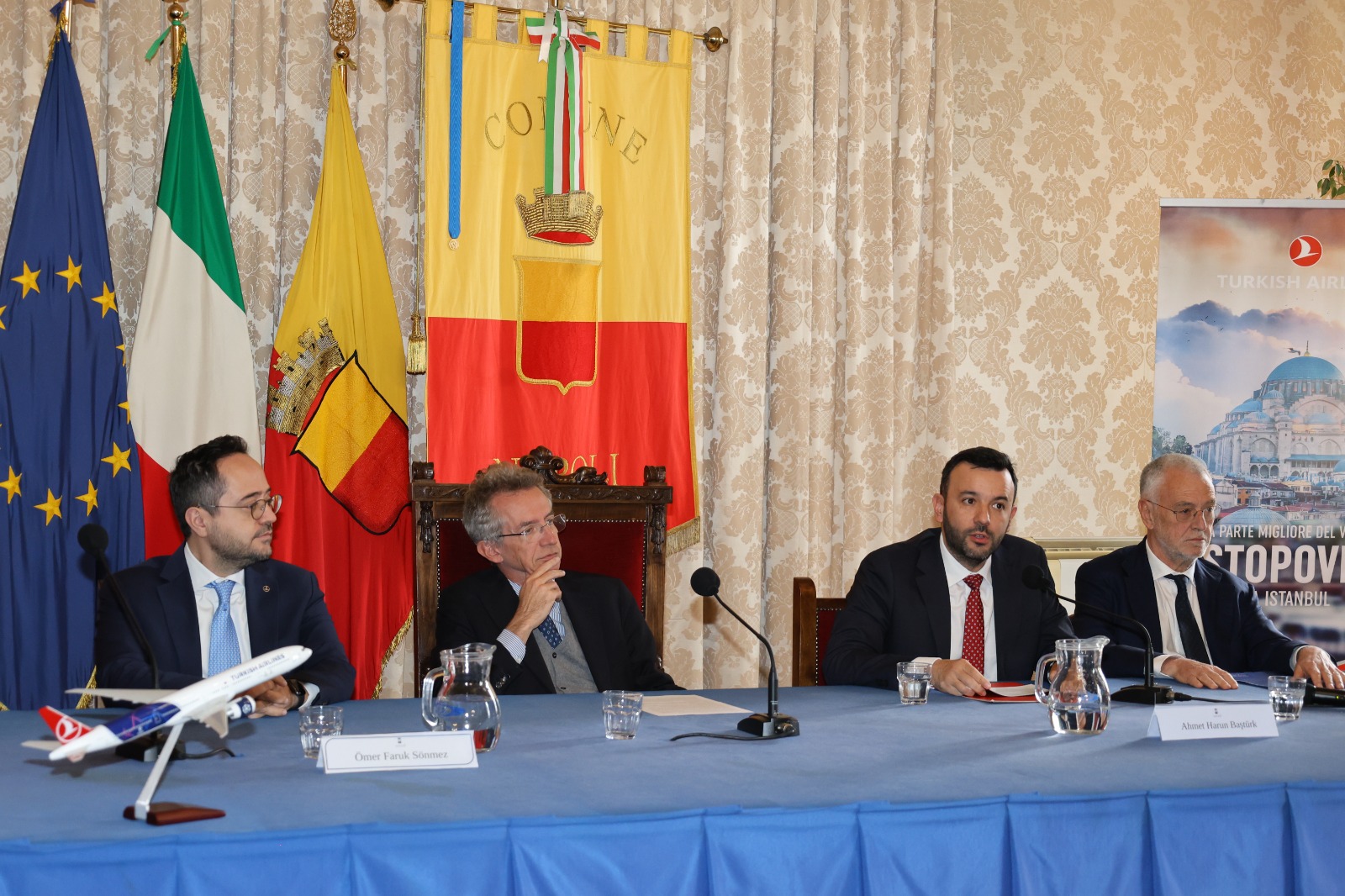 Incremento dei voli Turkish Airlines da Napoli