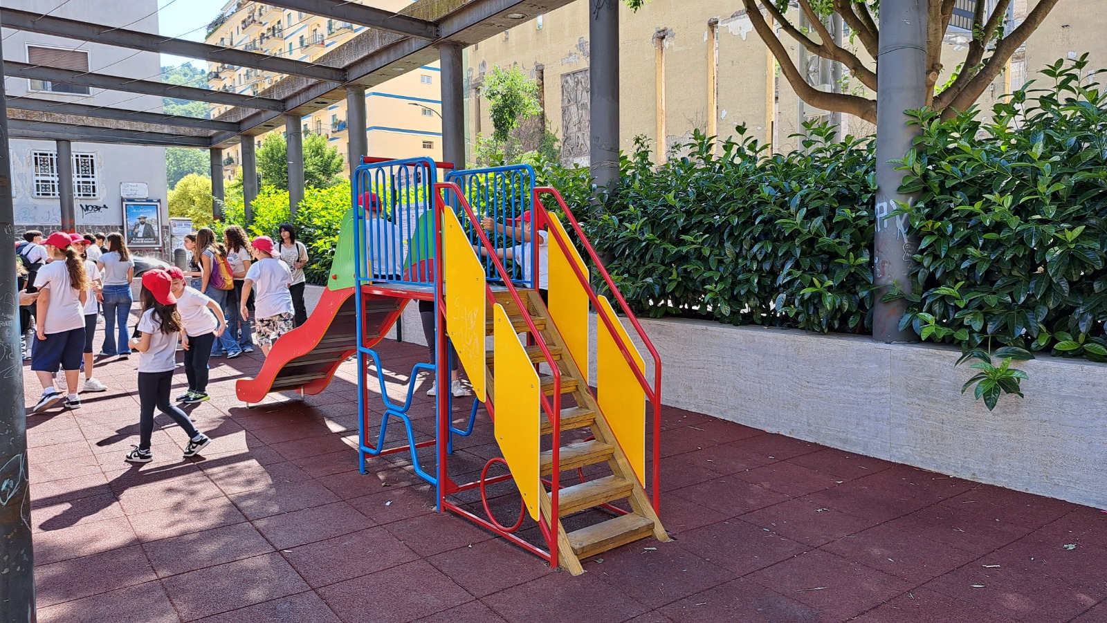 Completata la rifunzionalizzazione della fontana di piazza Italia