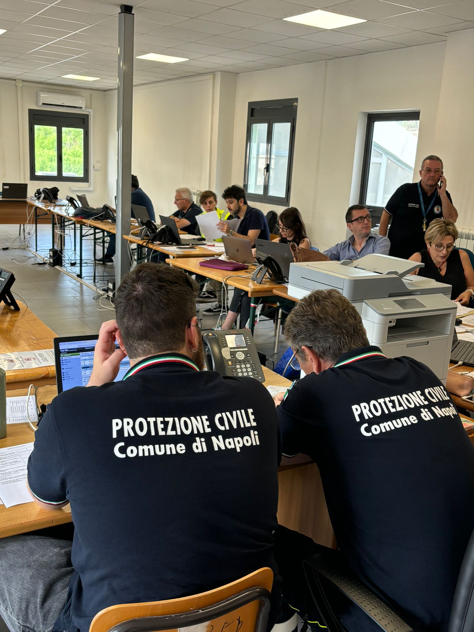 Esercitazione su bradisismo ai Campi Flegrei