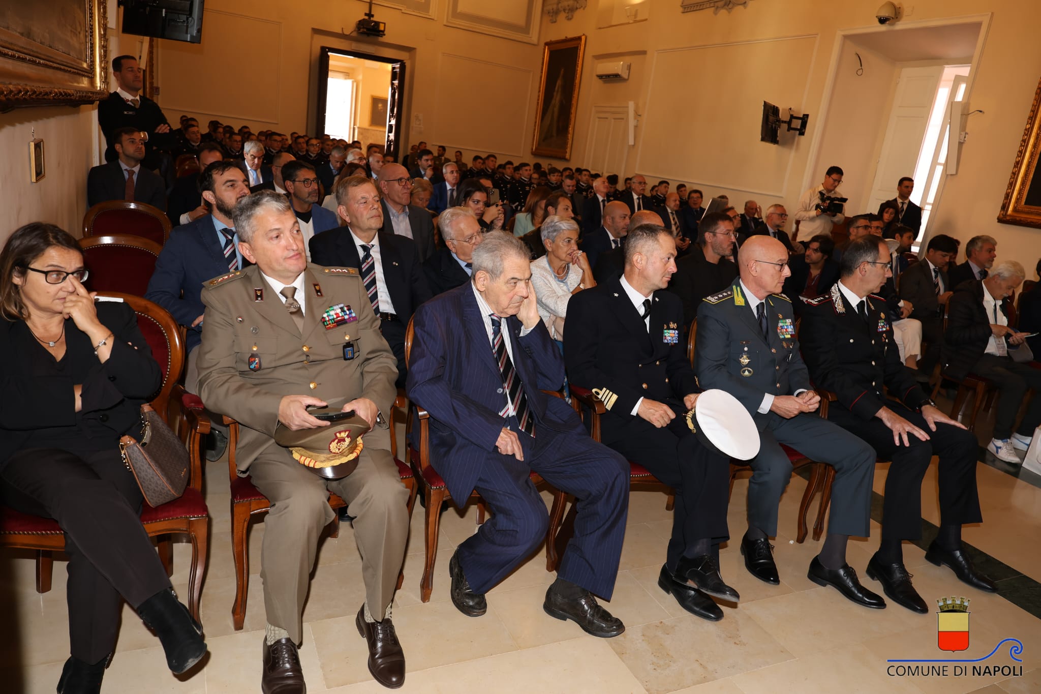 Nunziatella, cerimonia di presentazione della statua dell'allievo e del calendario 2025