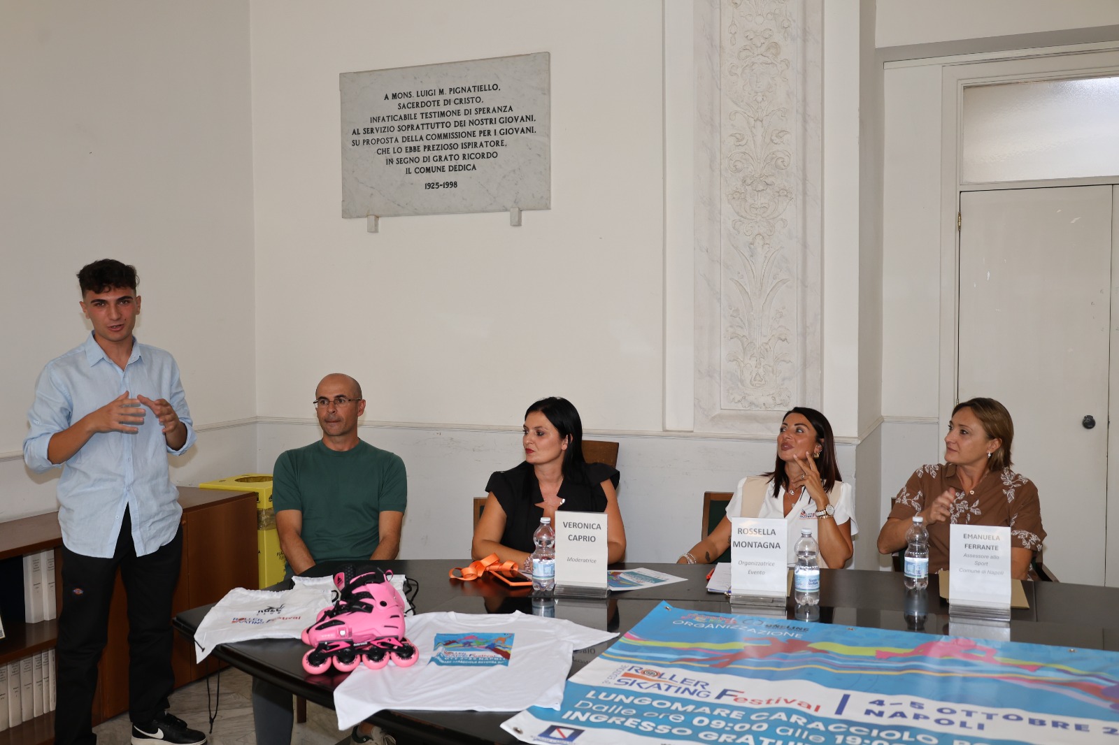 Presentata la terza edizione del "Roller-Skating festival" sul lungomare Caracciolo