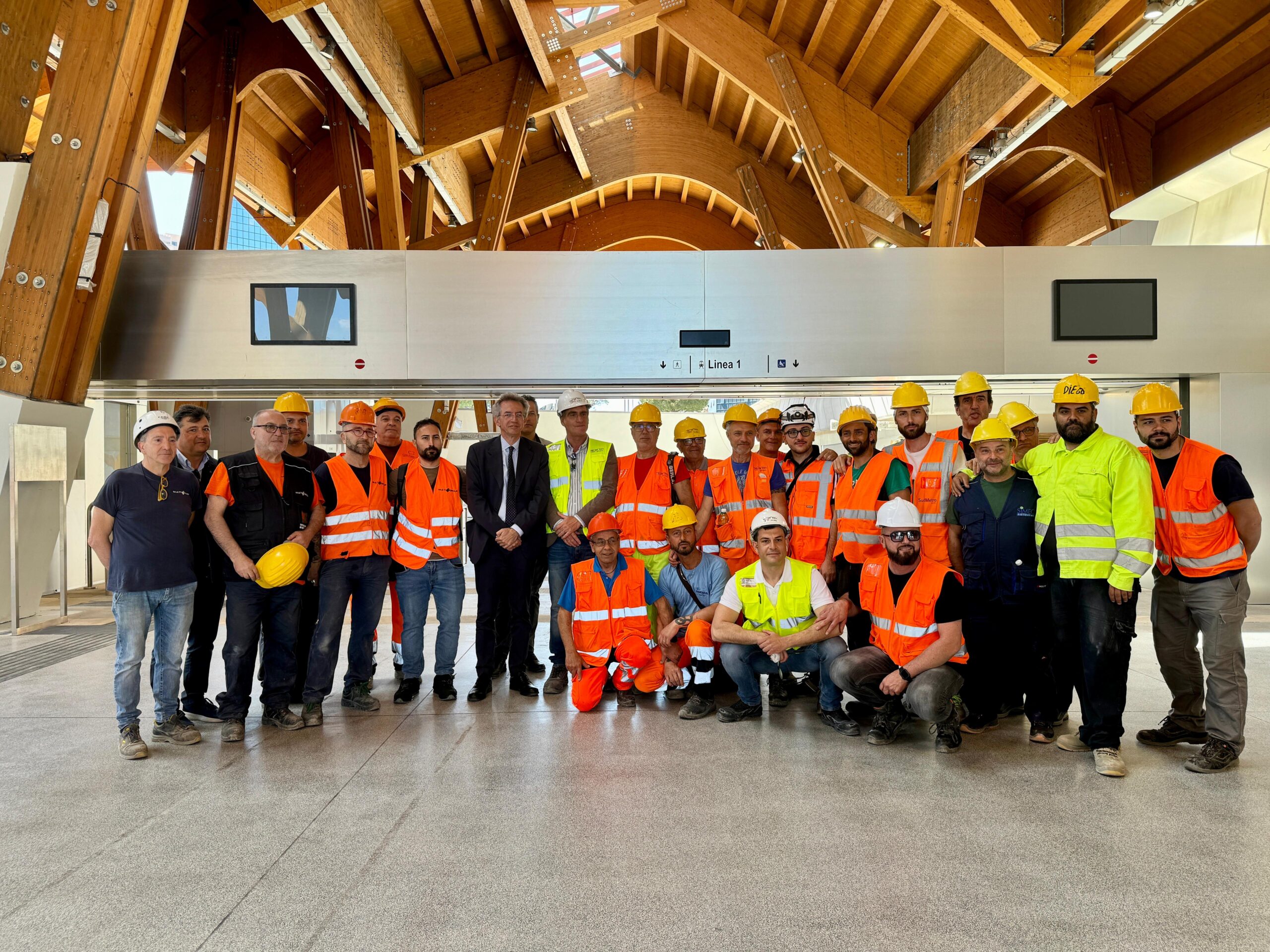 Completati le opere strutturali e gli impianti della stazione metro Centro Direzionale