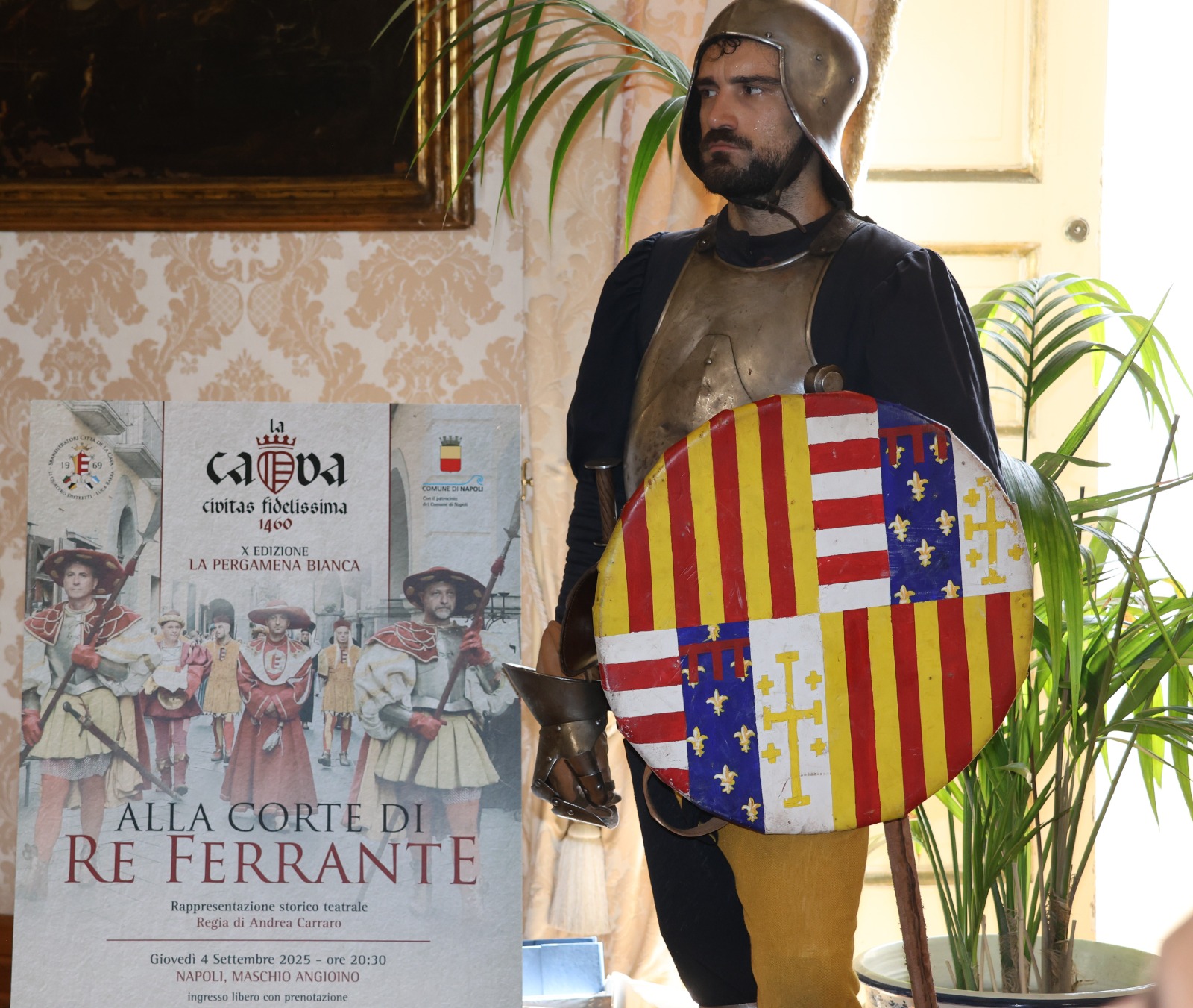 La Napoli di Ferrante d'Aragona e la fedeltà di Cava rivivono a Castel Nuovo